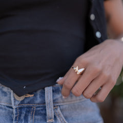 Butteryfly Pearl Ring