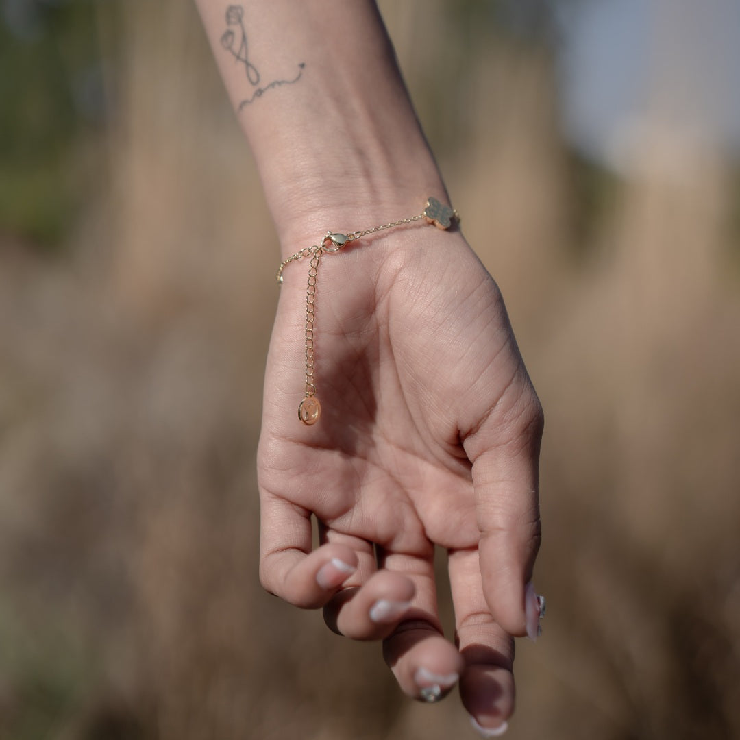 Golden Clover Bracelet