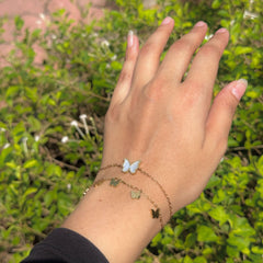 Pearl Butterfly Bracelet