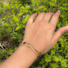 Hearts & Clover Bracelet