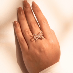 Serene Bow Ring