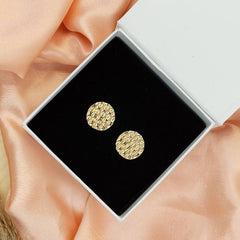Chic Aura Golden Earrings