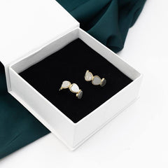 Heart Shaped Hoop Earrings