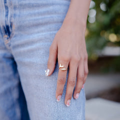 Dolphin Pearl Ring