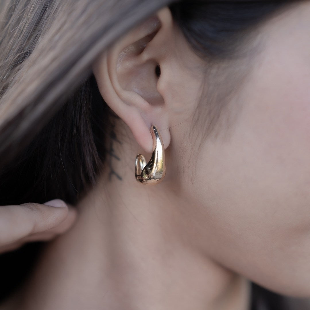 Half Hoop Golden Earring