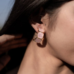 Square Shaped Hoop Earrings