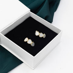 Heart Shaped Hoop Earrings