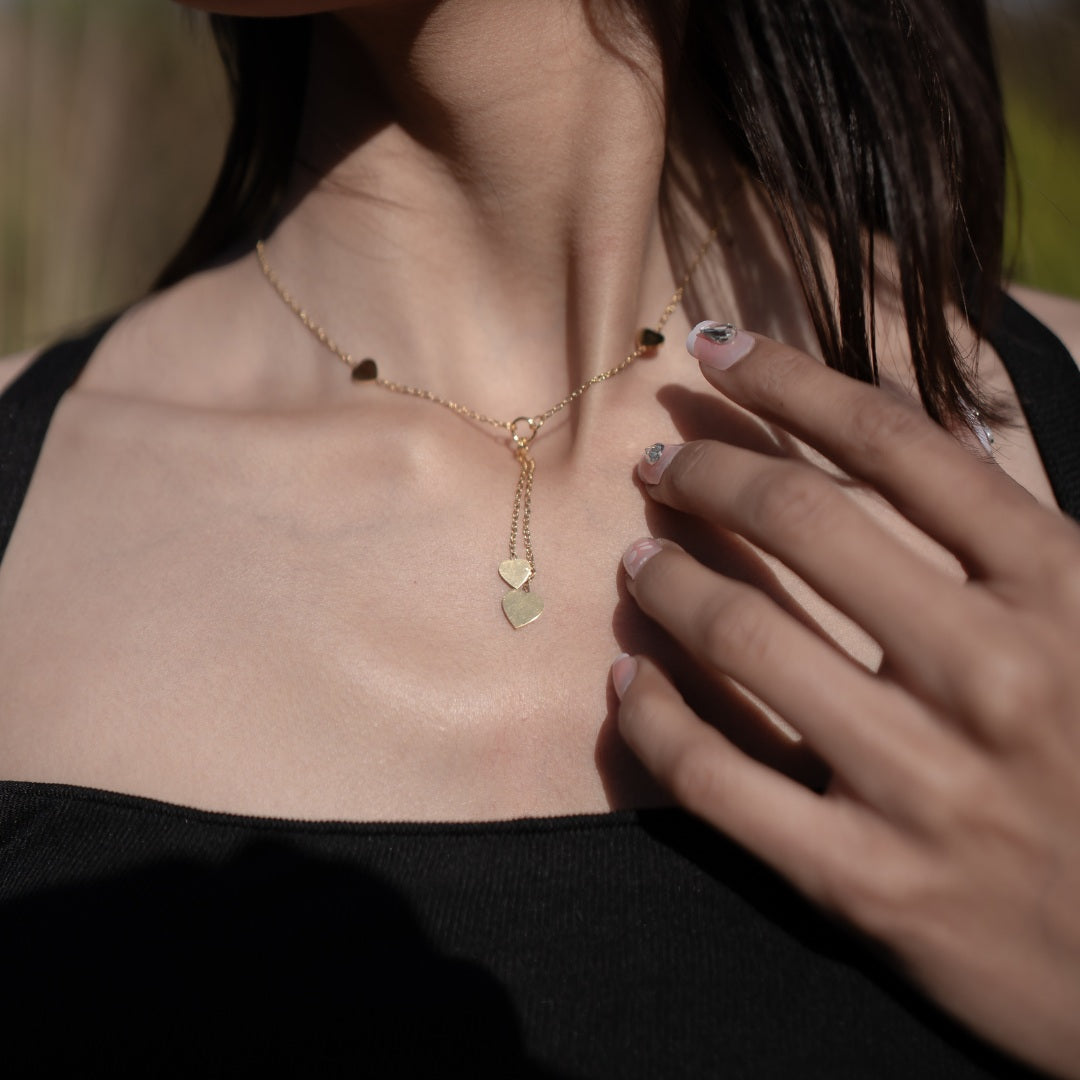 Multi heart necklace