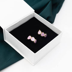 Heart Shaped Hoop Earrings