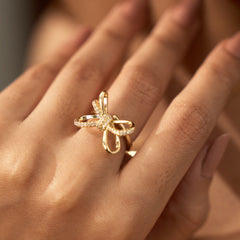 Serene Bow Ring