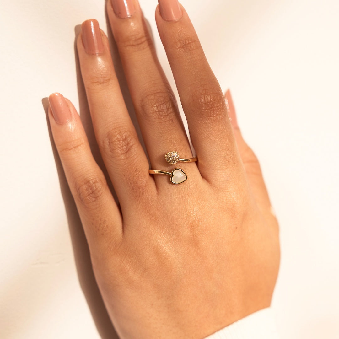 Ethereal Heart Ring