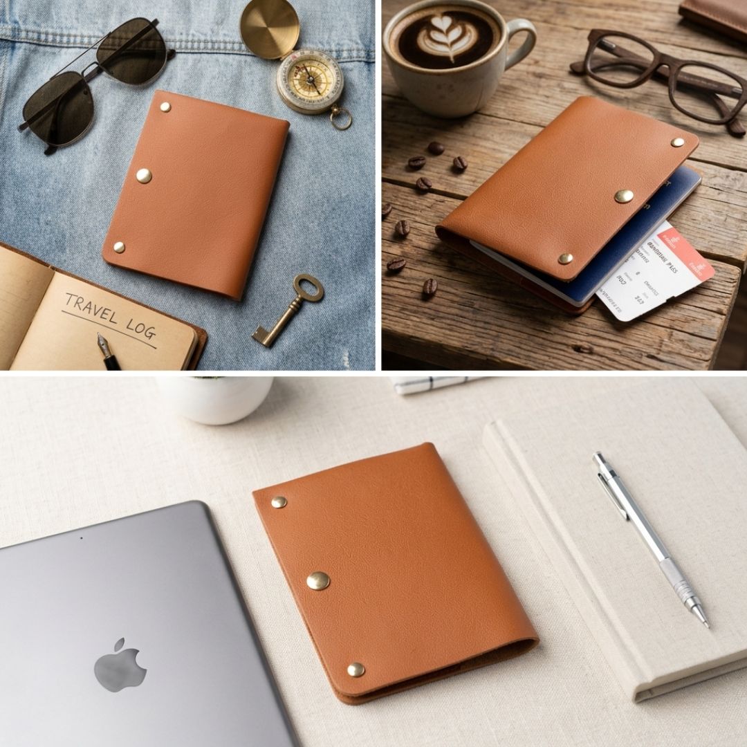 The Nomad's Companion - Vegan Leather Passport Holder